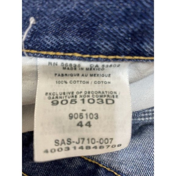 Cabelas Mens Utility Denim Jeans Carpenter Shorts Size 44 Medium Wash  8” inseam - Picture 6 of 6